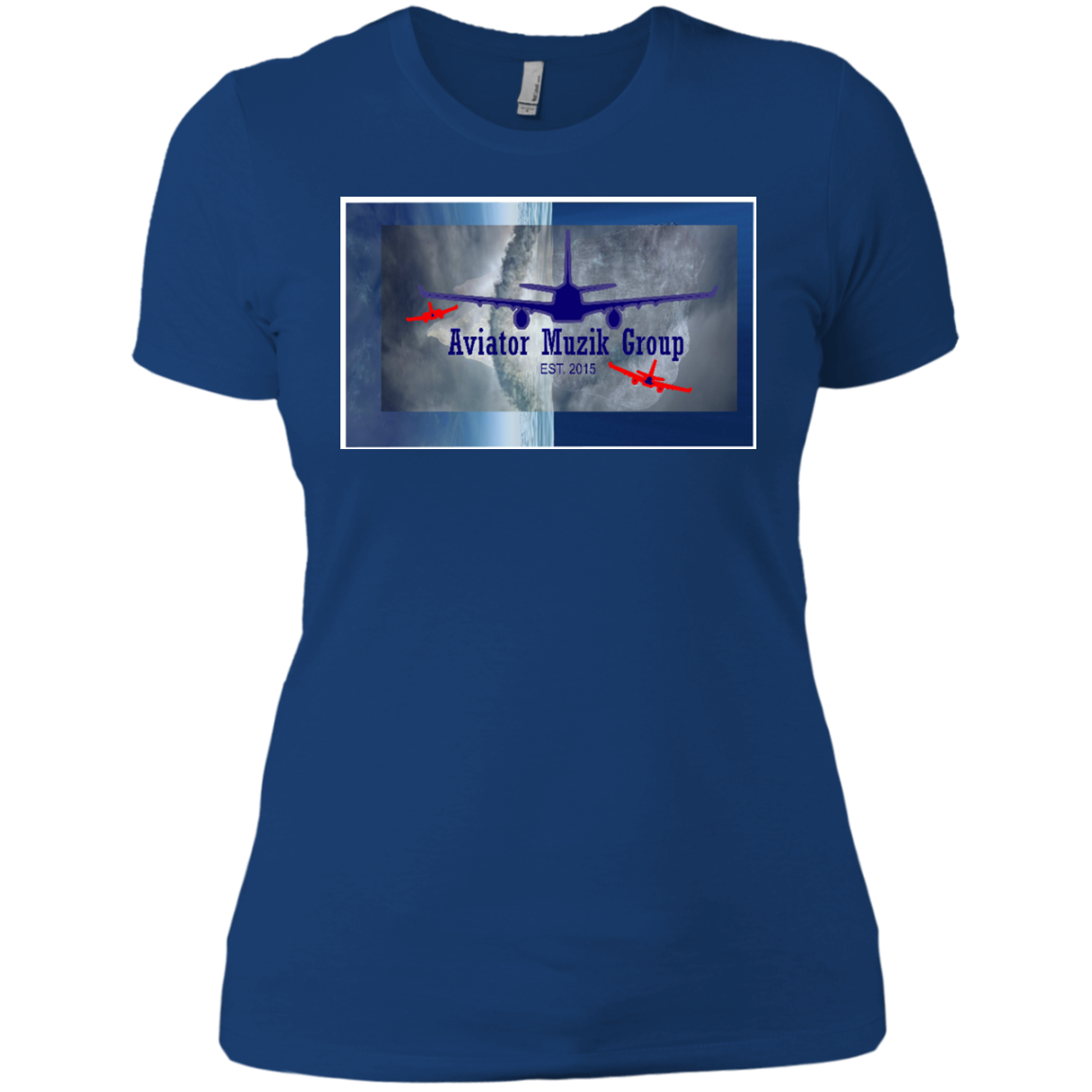 AVIATOR PLANE Ladies' Boyfriend T-Shirt