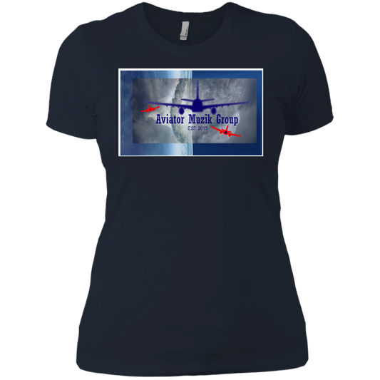 AVIATOR PLANE Ladies' Boyfriend T-Shirt