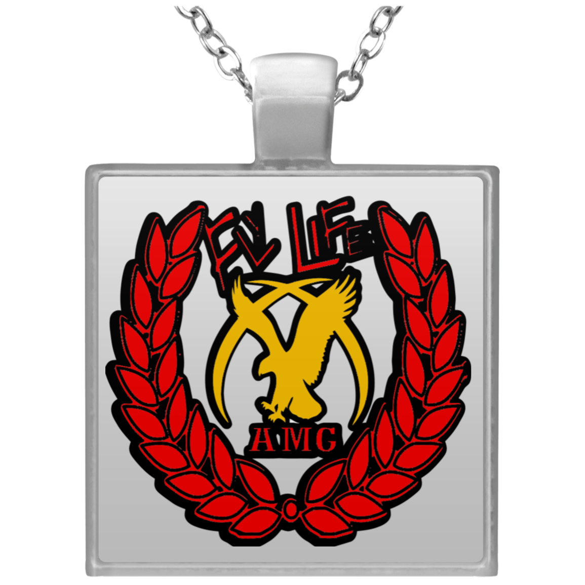AMG FLYLIFE Square Necklace