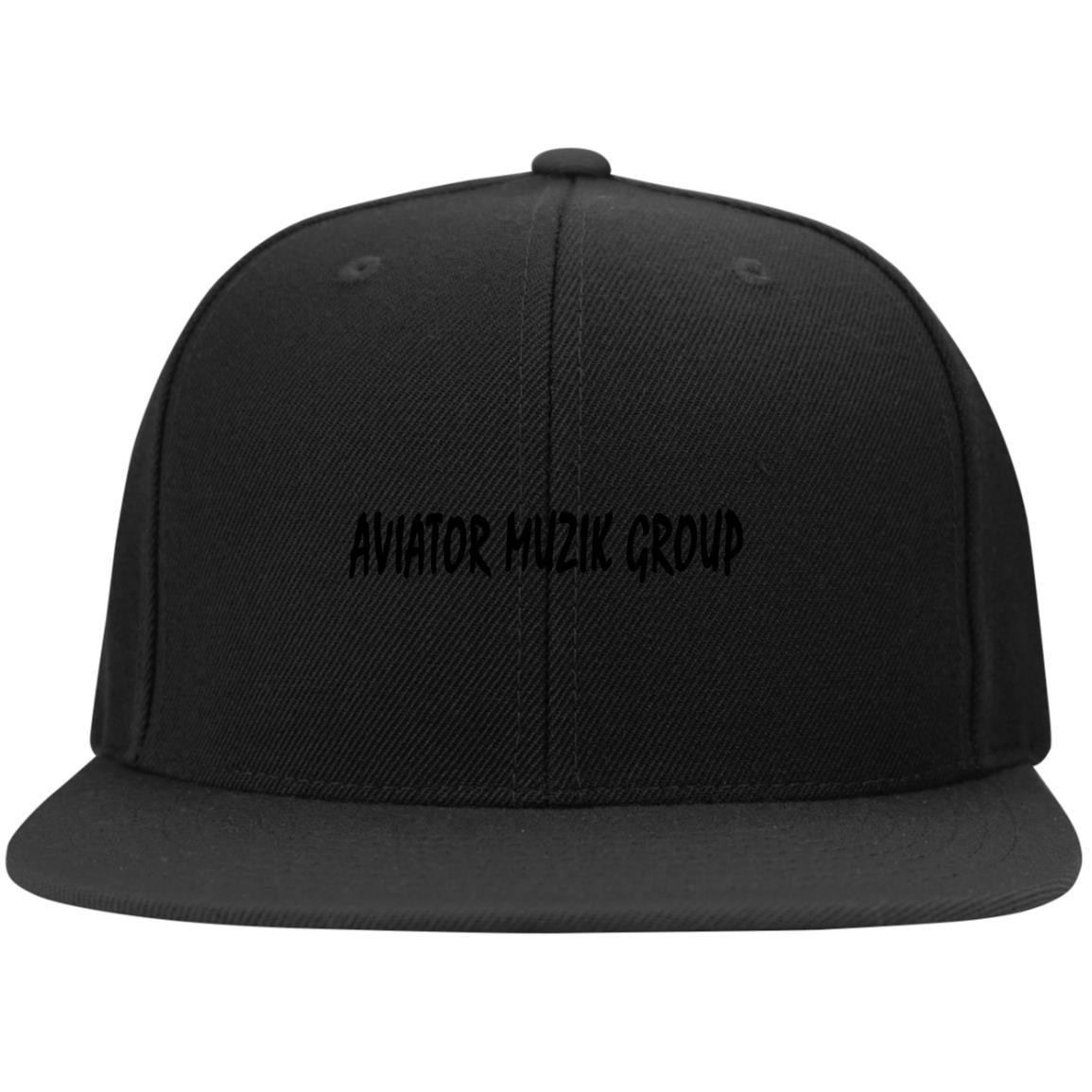 AMG Flat Bill High-Profile Snapback Hat