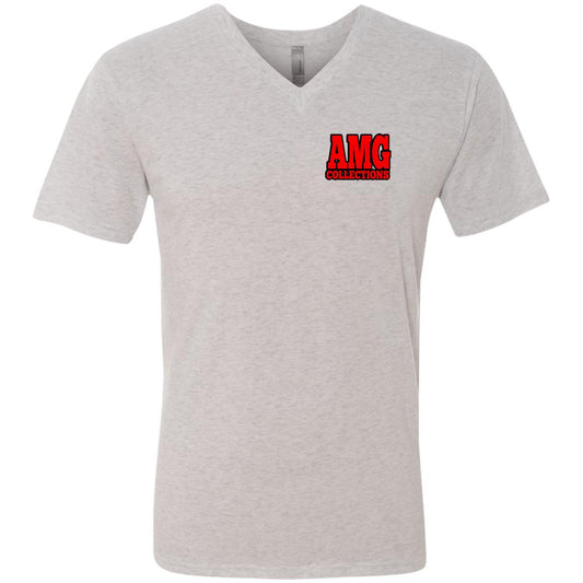 AMG COLLECTIONS S Men's Triblend V-Neck T-Shirt
