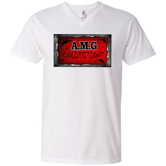 AMG COLL Printed V-Neck T-Shirt