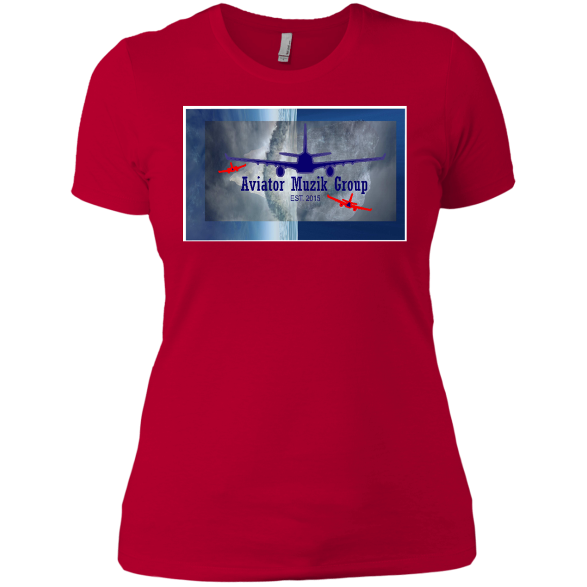 AVIATOR PLANE Ladies' Boyfriend T-Shirt