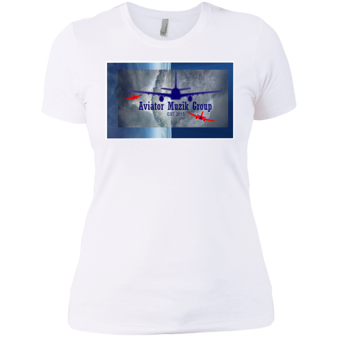 AVIATOR PLANE Ladies' Boyfriend T-Shirt