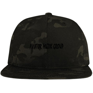 AMG  Flat Bill High-Profile Snapback Hat