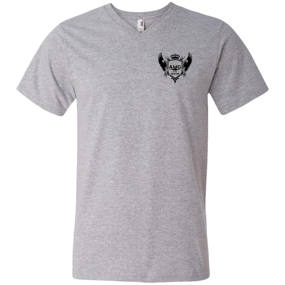 AMG CLASSIC Men's Printed V-Neck T-Shirt