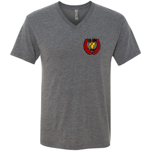 AMG FLY LIFE  S Men's Triblend V-Neck T-Shirt