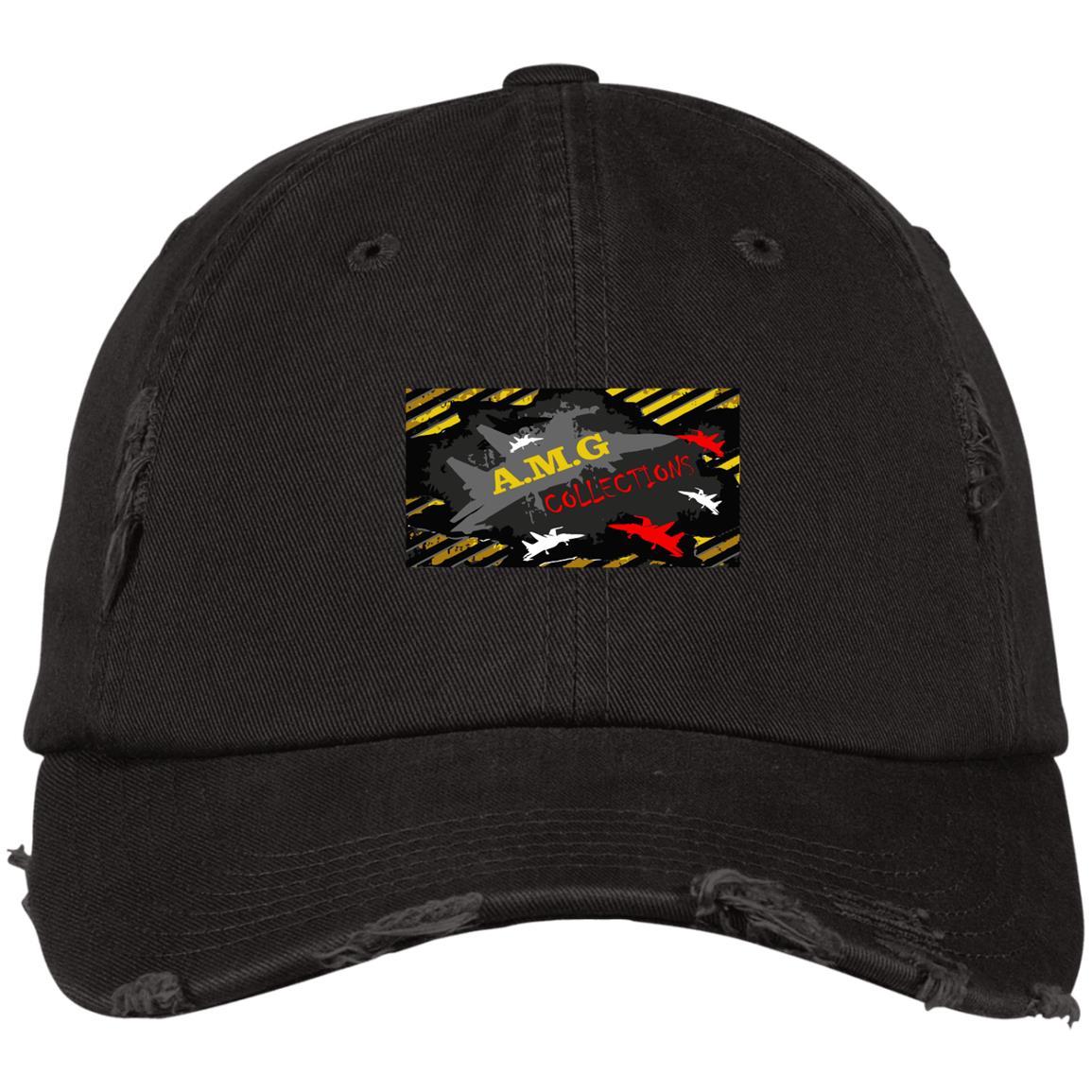 AMG PLANES Distressed Dad Cap