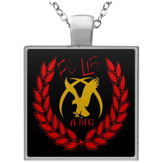 AMG FLYLIFE Square Necklace