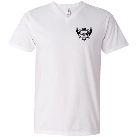 AMG CLASSIC  Men's Printed V-Neck T-Shirt