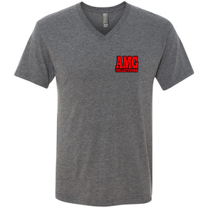 AMG COLLECTIONS S Men's Triblend V-Neck T-Shirt