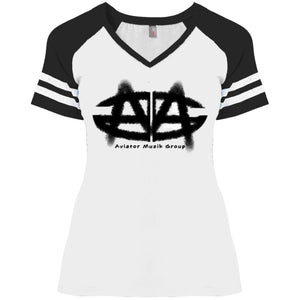 AMG Ladies' Game V-Neck T-Shirt