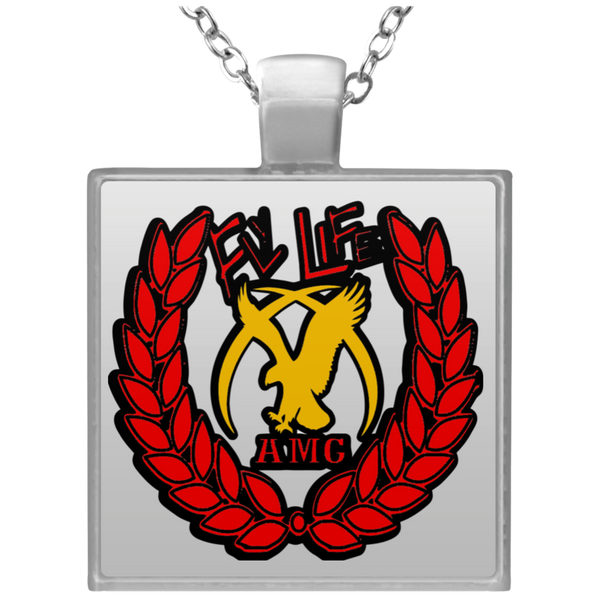 AMG FLYLIFE Square Necklace