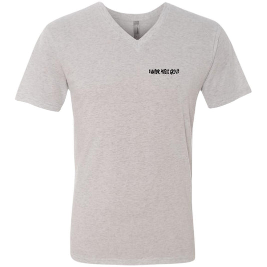 AVIATOR MUZIK S Men's Triblend V-Neck T-Shirt