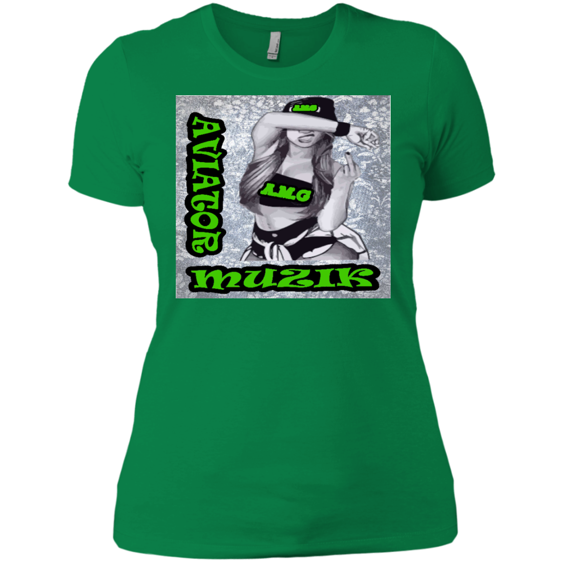 AMG THUG GIRL Ladies' Boyfriend T-Shirt