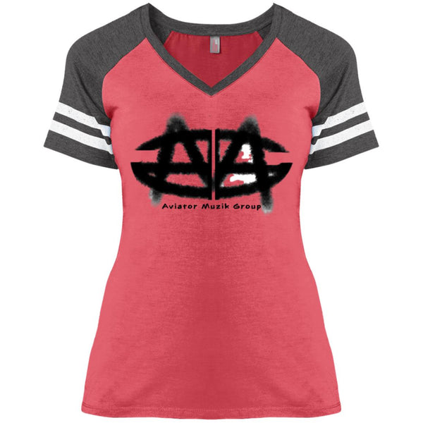 AMG Ladies' Game V-Neck T-Shirt