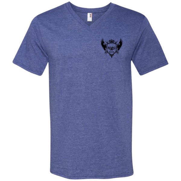 AMG CLASSIC Men's Printed V-Neck T-Shirt
