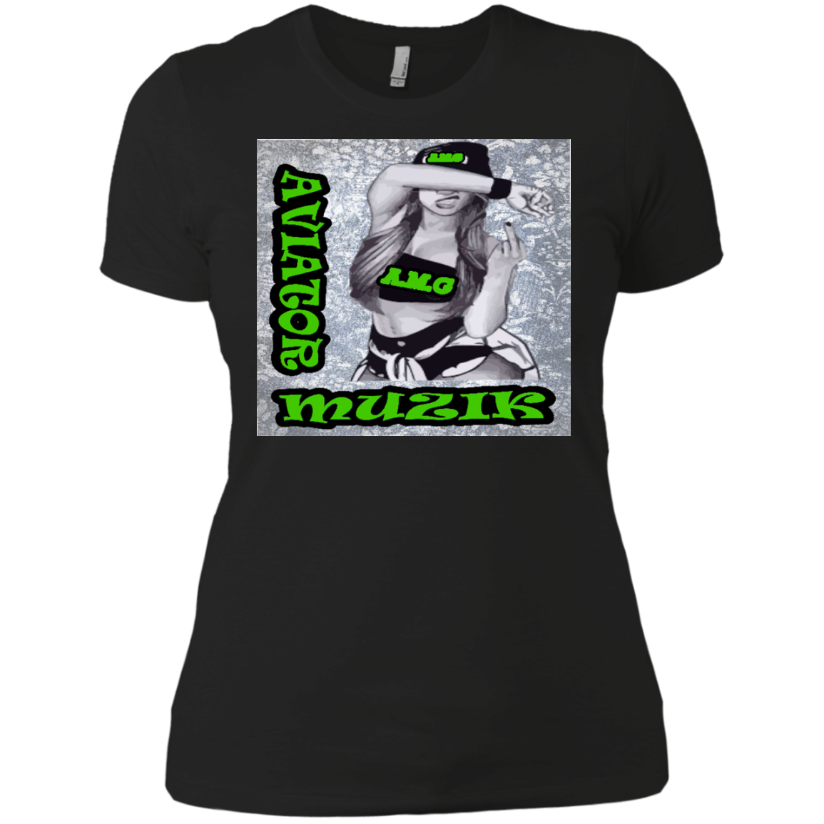 AMG THUG GIRL Ladies' Boyfriend T-Shirt