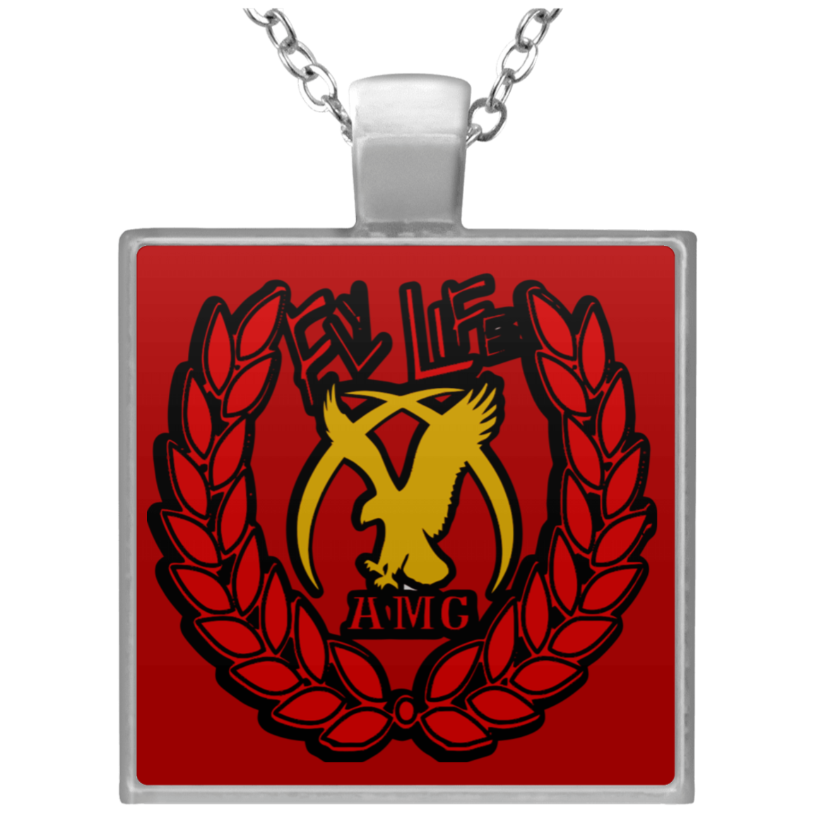 AMG FLYLIFE Square Necklace